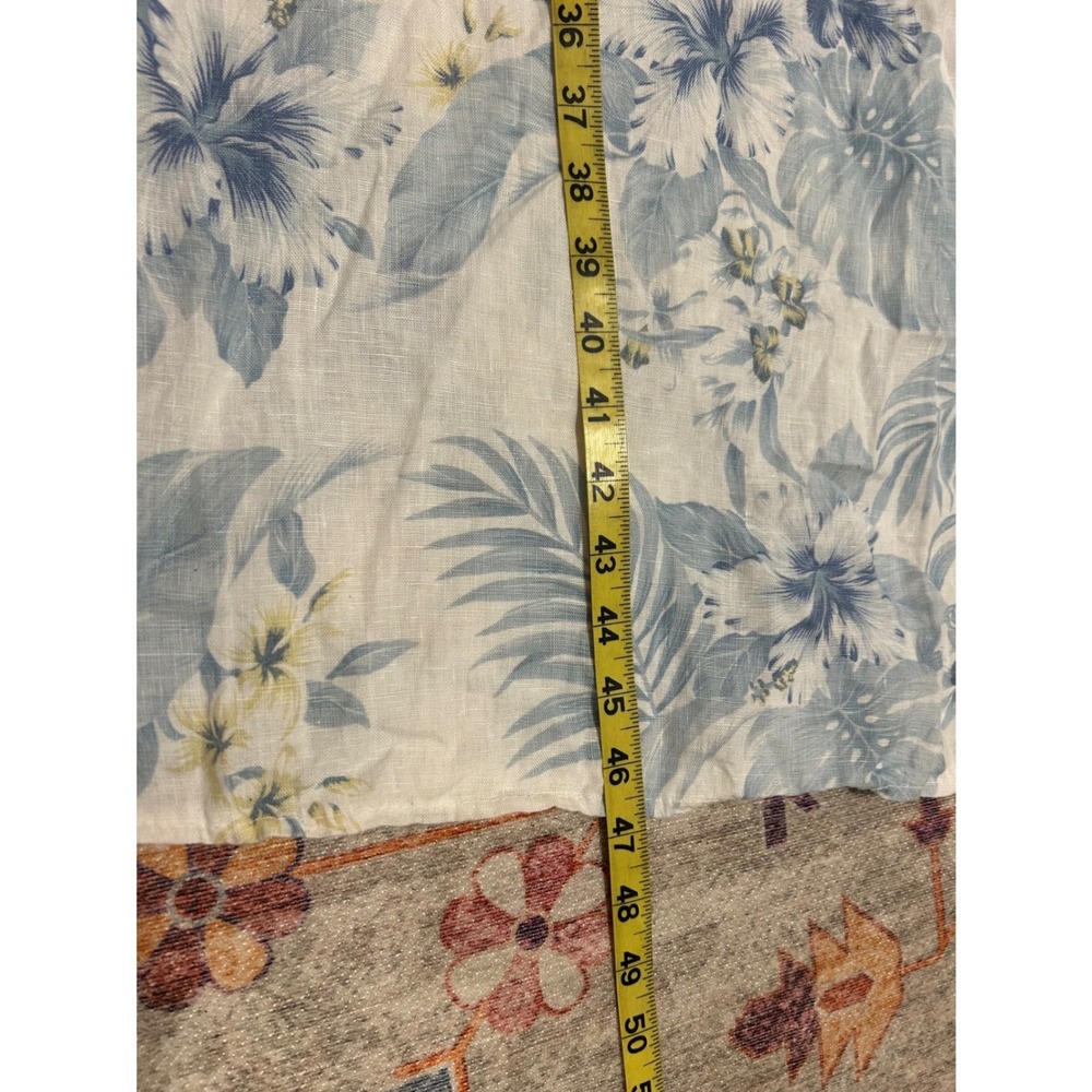 Bellambra Italy 100% Linen Romantic Euro summerCoastal Resort blue Beach dress - Picture 7 of 10